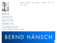 Tablet Screenshot of berndhaensch.com